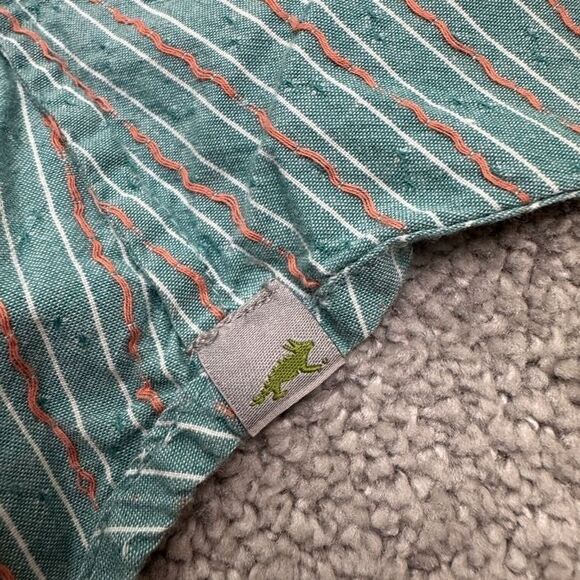 Horny Toad Fanfair Shirt Womens XS Green Striped Long Sleeve Organic Cotton Top - Picture 12 of 14